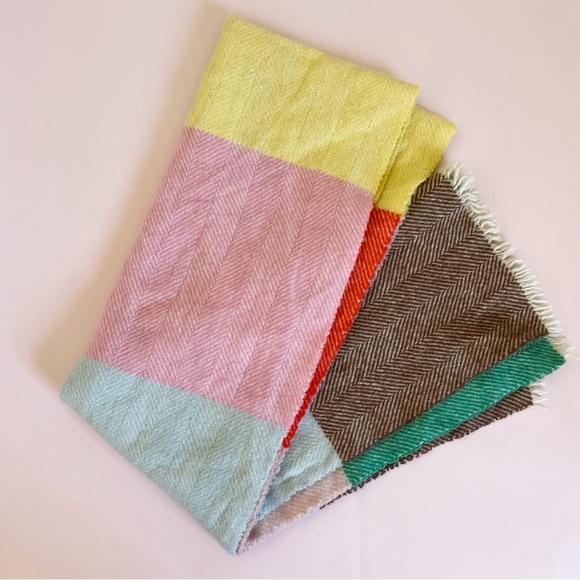 Boden Wool Scarf Colorblock - Picture 2 of 4